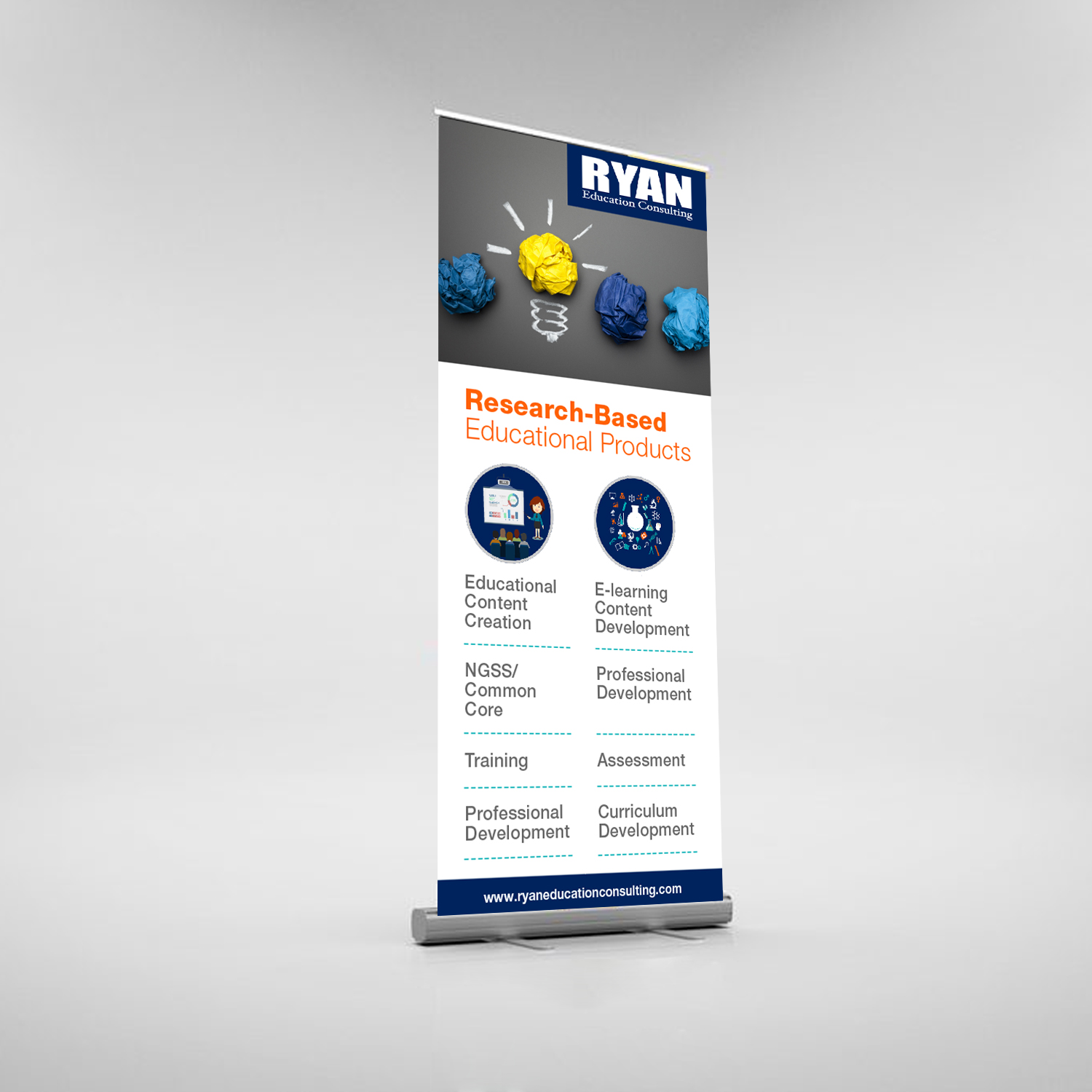 Signage Design by M K G for Ryan Education Consulting LLC | Design #21209036