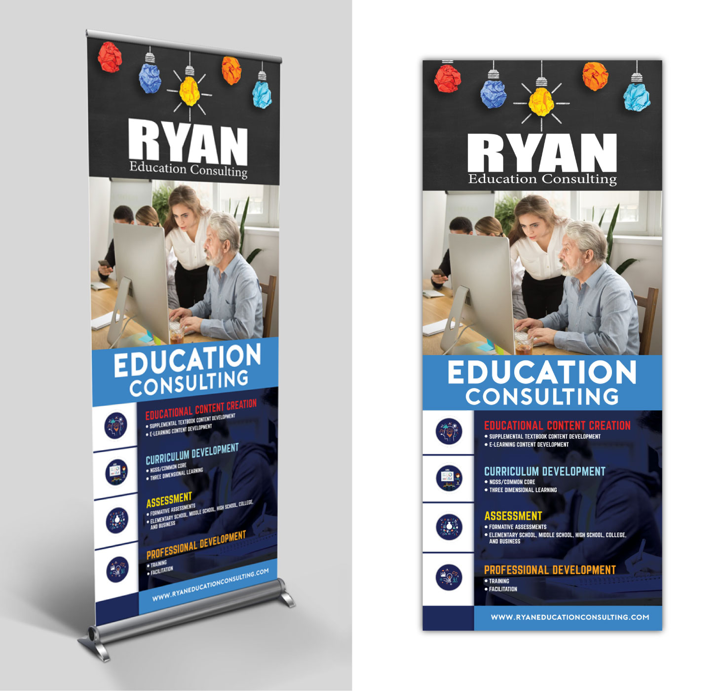 Signage Design by Impressive Solutions for Ryan Education Consulting LLC | Design #21201482