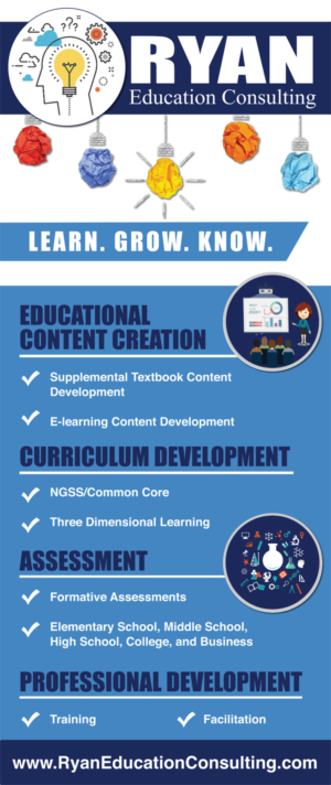 Schilder-Design von TracyInspires für Ryan Education Consulting LLC | Design: #21210503