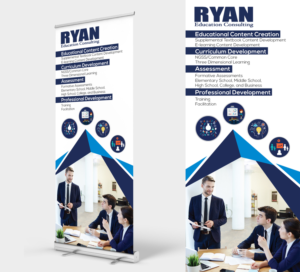 Signage Design by pd graphic 2 for Ryan Education Consulting LLC | Design #21203005