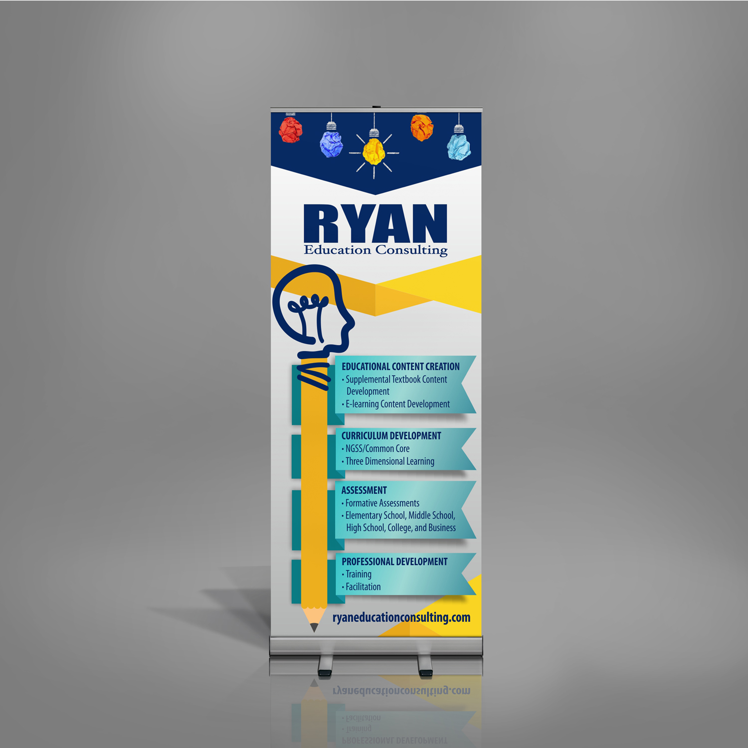 Signage Design by Maestroto for Ryan Education Consulting LLC | Design #21205206