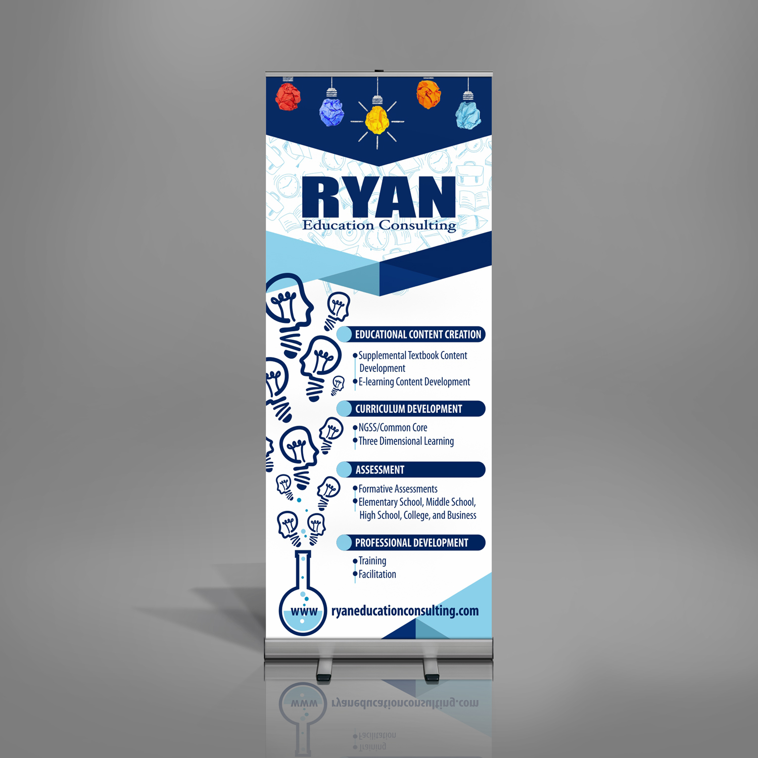 Signage Design by Maestroto for Ryan Education Consulting LLC | Design #21212537