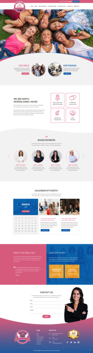 Web-Design von pb für North Georgia Angel House Inc. | Design: #21203477