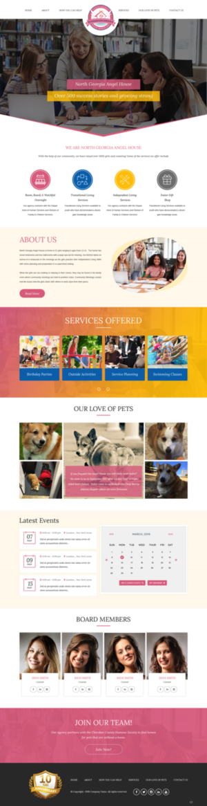 Web Design by pb for North Georgia Angel House Inc. | Design: #21203478