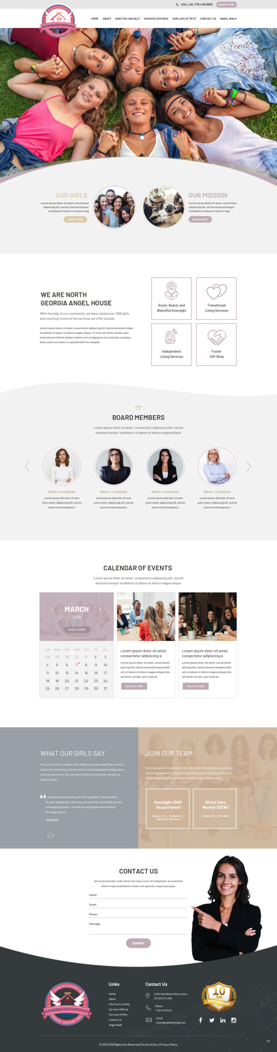 Web-Design von pb für North Georgia Angel House Inc. | Design #21258717
