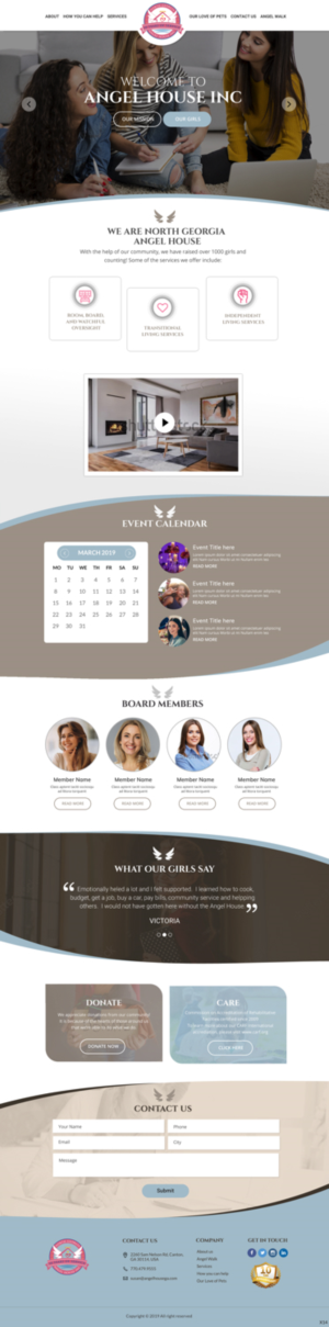 Web-Design von pb für North Georgia Angel House Inc. | Design: #21287292