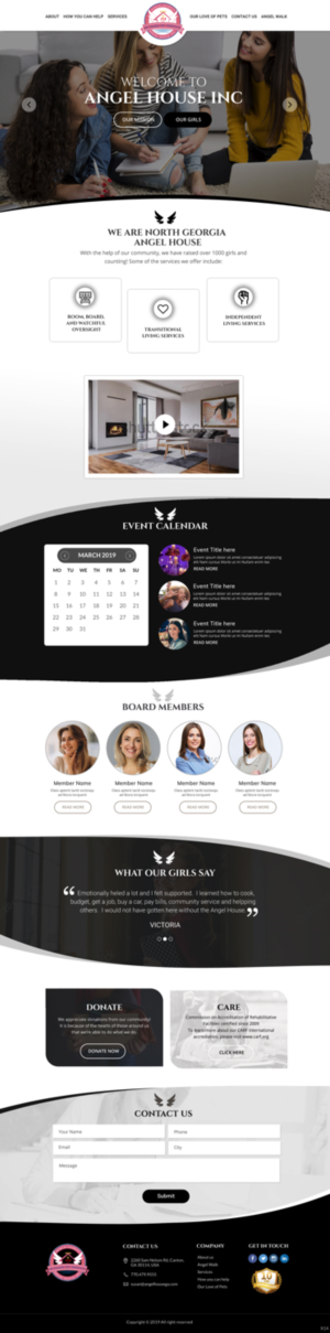 Web-Design von pb für North Georgia Angel House Inc. | Design: #21287293