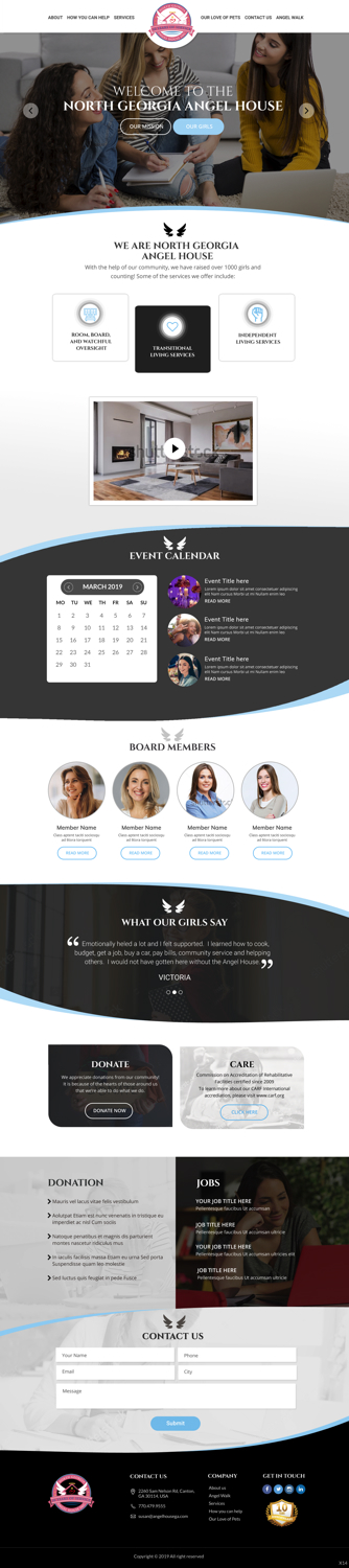 Web-Design von pb für North Georgia Angel House Inc. | Design #21423762