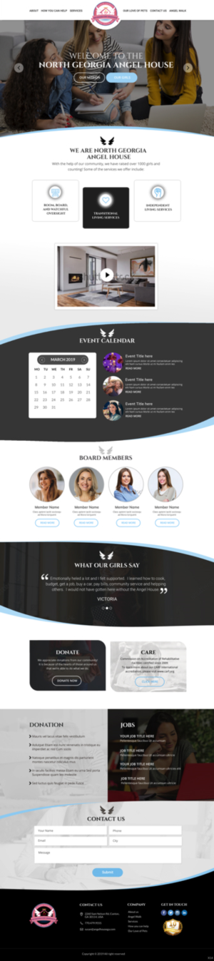 Web-Design von pb für North Georgia Angel House Inc. | Design: #21423762