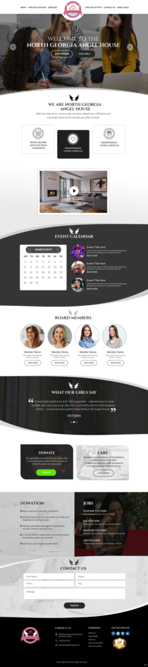 Web-Design von pb für North Georgia Angel House Inc. | Design: #21505296