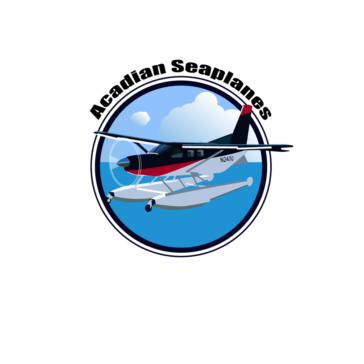 Illustration Design by Pudja Pratama Sakti for Acadian Seaplanes | Design #21211184