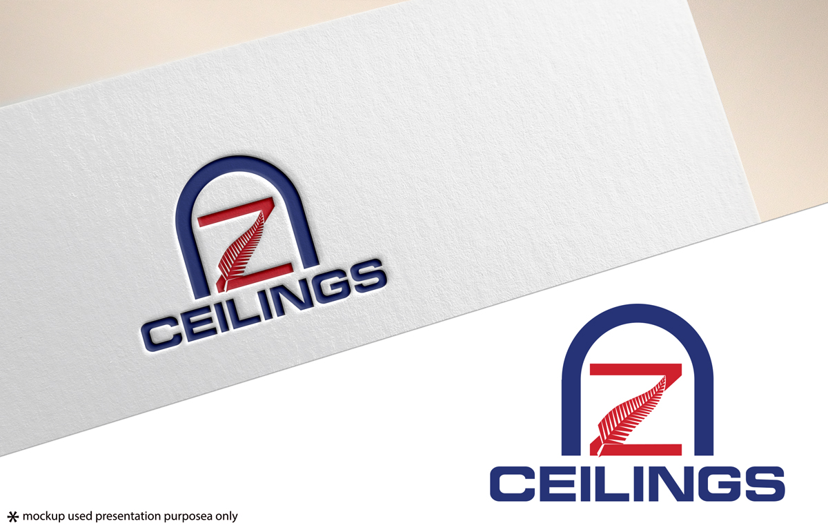 Logo Design by A S design @ for NZ Ceilings Ltd | Design #21217433