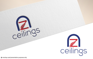 Logo Design by A S design @ for NZ Ceilings Ltd | Design: #21217435