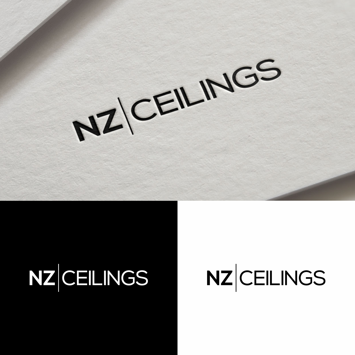 Logo Design by saher khan 2 for NZ Ceilings Ltd | Design #21198087