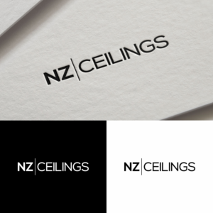 Logo Design by saher khan 2 for NZ Ceilings Ltd | Design: #21198087
