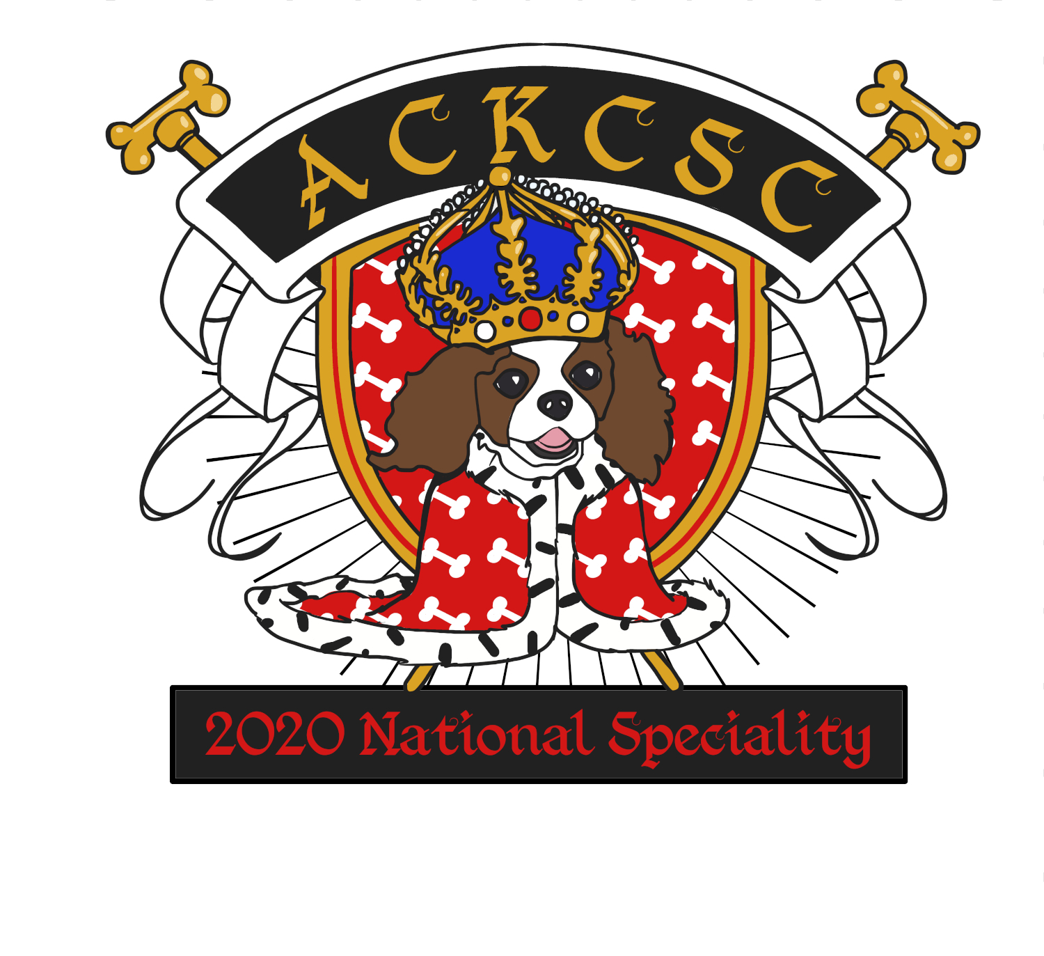 Diseño Gráfico por Tomi Ax para American Cavalier King Charles Spaniel Club | Diseño #21208875