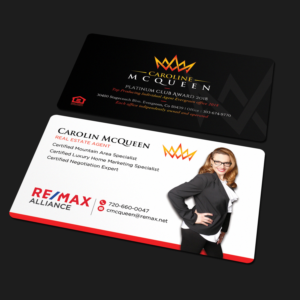 Design de Carte de Visite par Sandaruwan pour RE/MAX Alliance | Design #21206499