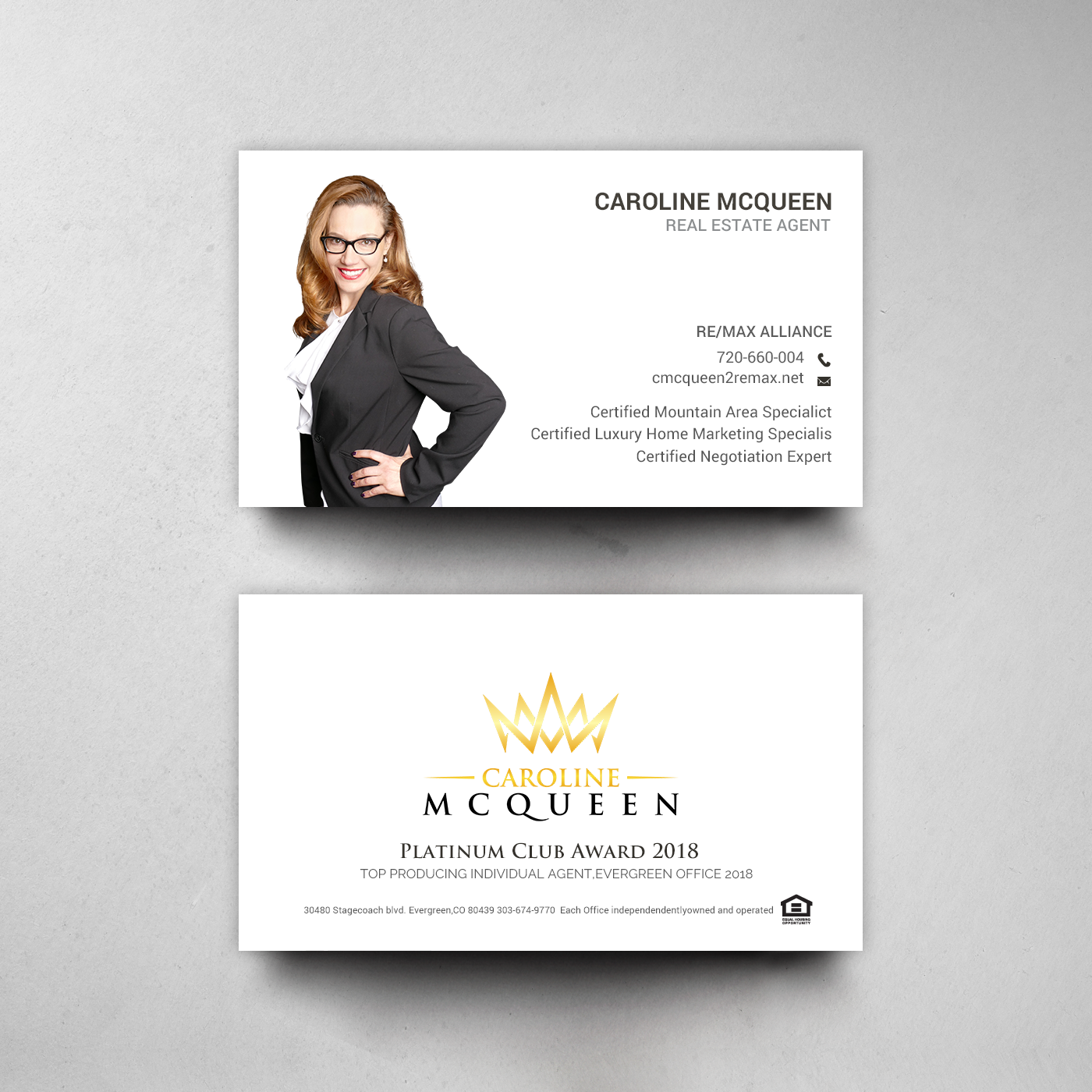 Business Card Design by chandrayaan.creative for RE/MAX Alliance | Design #21208363