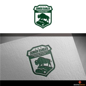 Junior Ranger Theodore Roosevelt National Park | Logo Design by Graphic Bricks