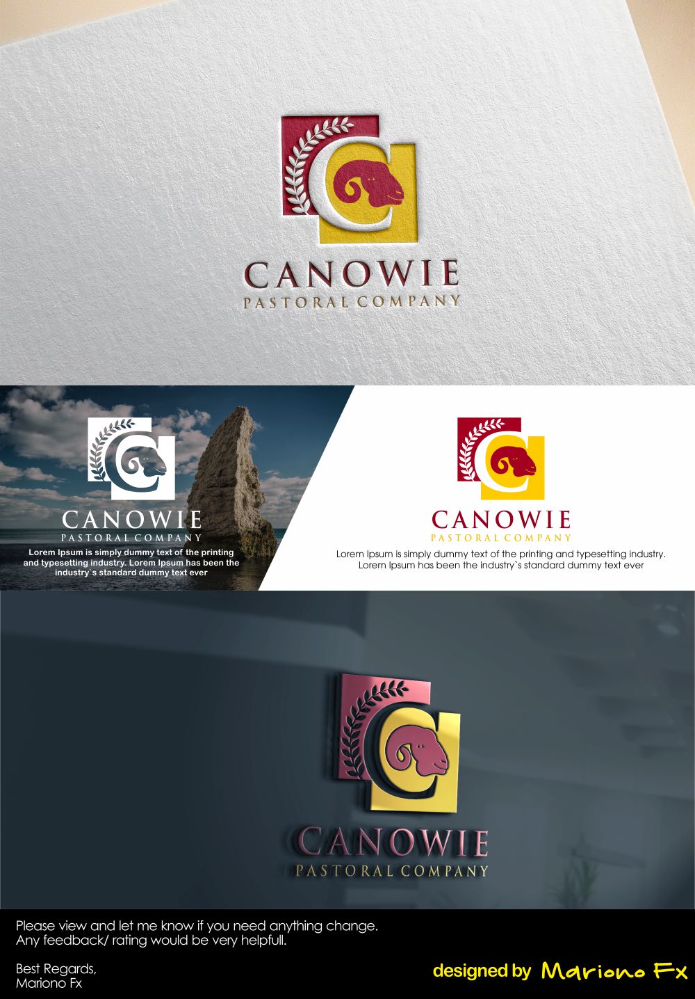 Logo Design by Mariono Fx for this project | Design #21199001