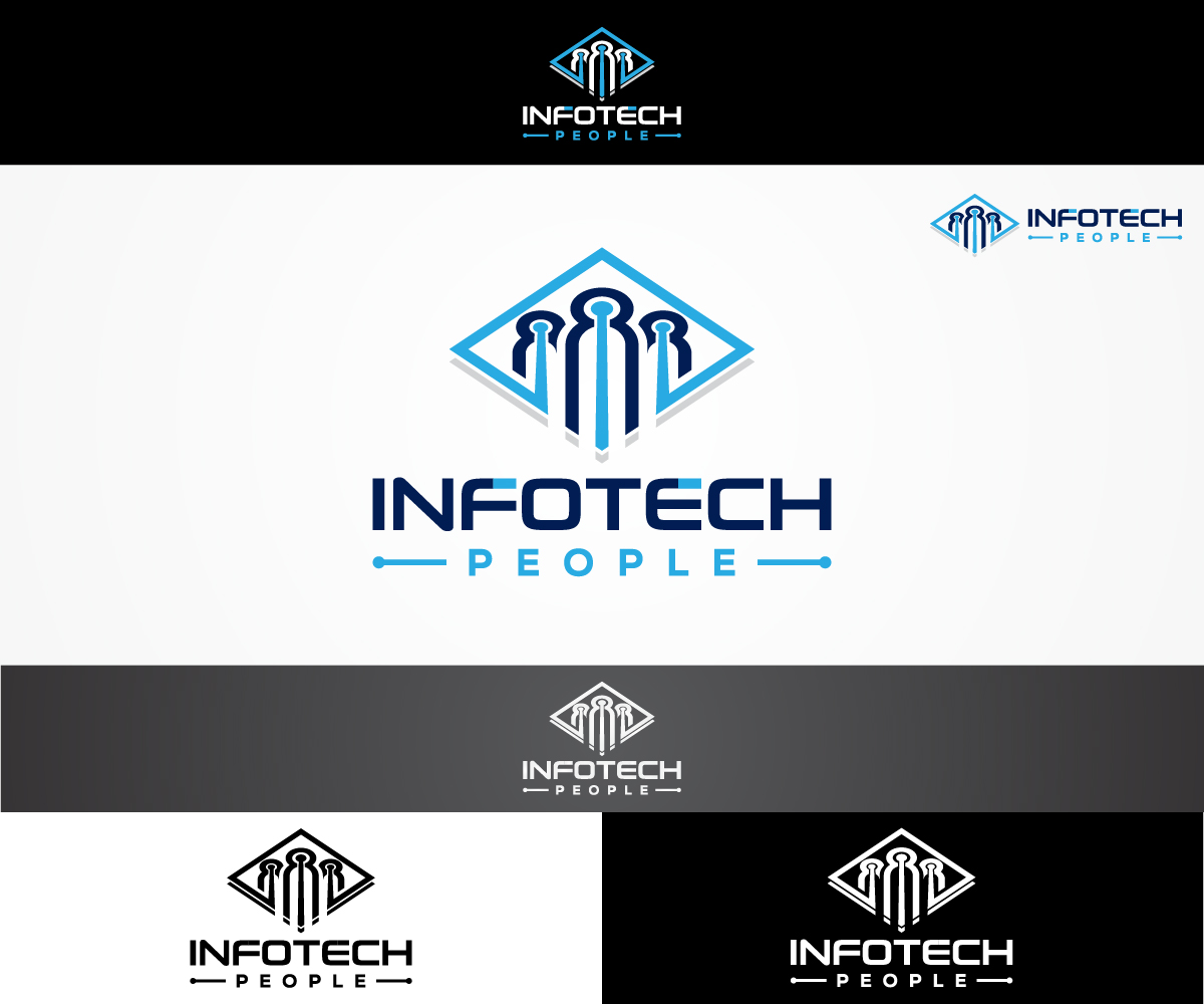 Logo Design by sangeloenriquez for Infotech People | Design #21204090