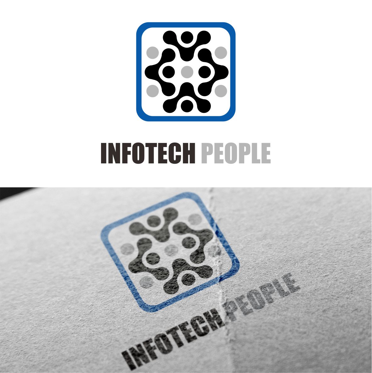Logo Design by edo 5 for Infotech People | Design #21289574