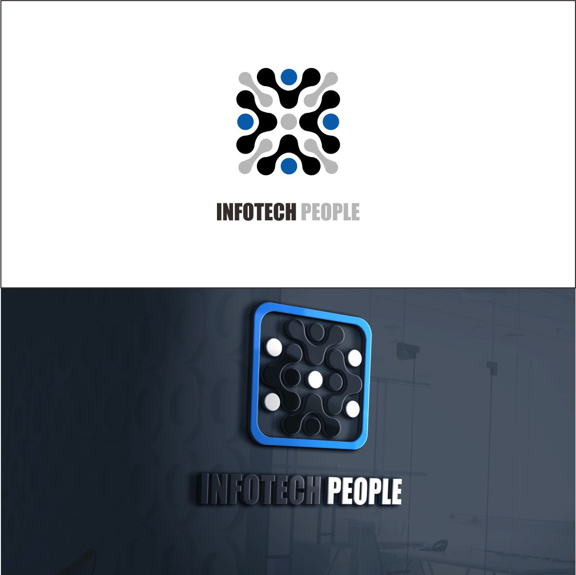 Logo Design by edo 5 for Infotech People | Design #21289635