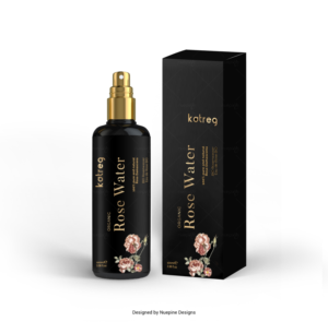 Label for ORGANIC ROSE WATER | Diseño de Etiqueta por Nuepine Designs