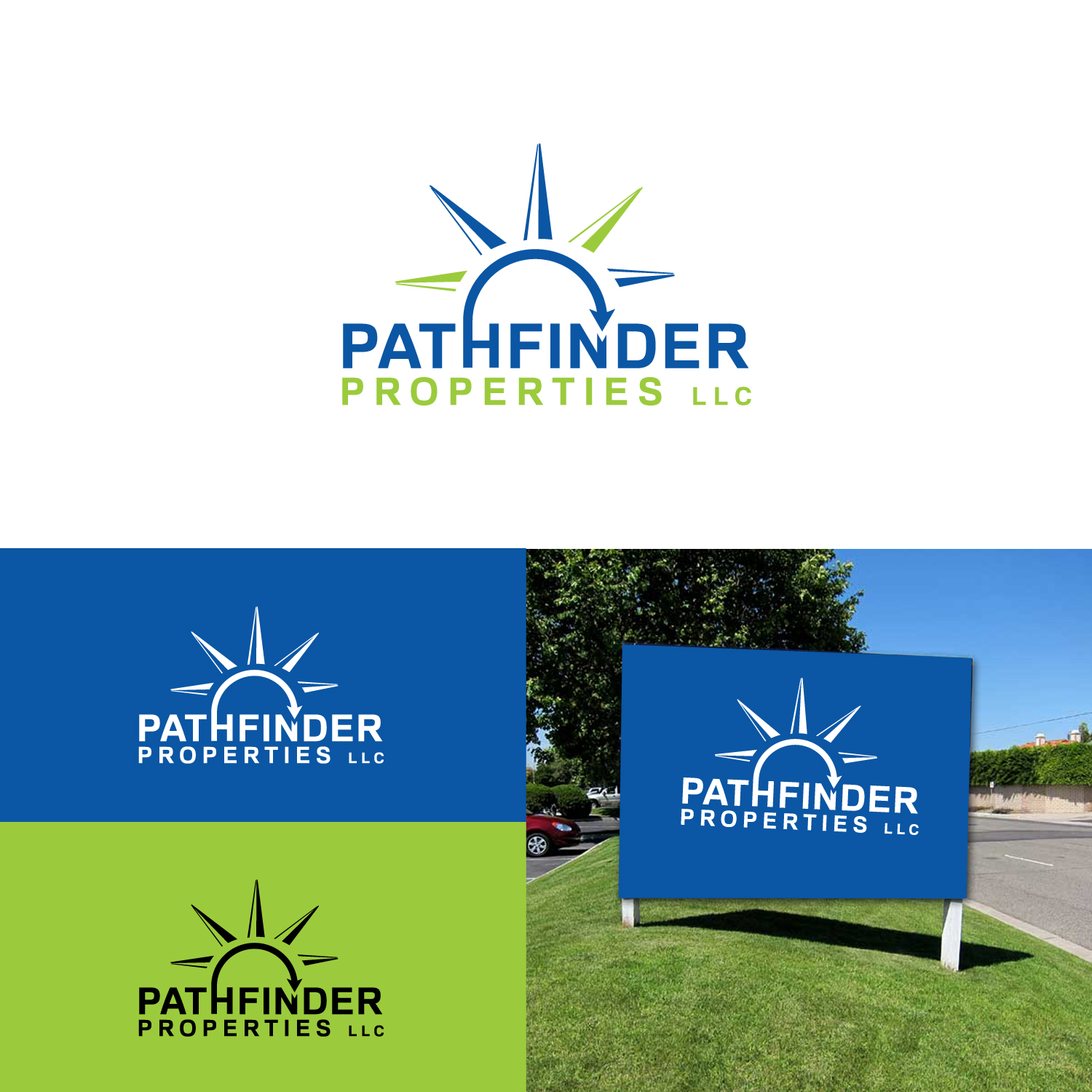Logo Design by MG.graphics for Pathfinder Properties LLC | Design #21206183
