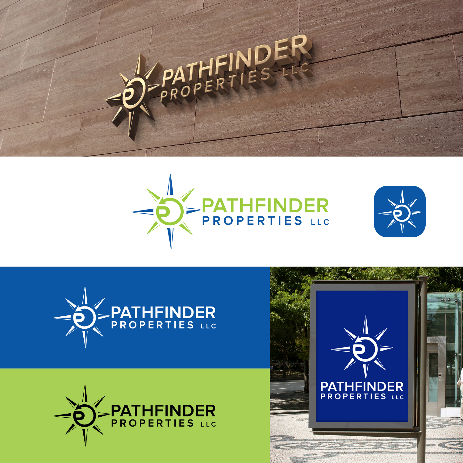 Logo Design by MG.graphics for Pathfinder Properties LLC | Design #21206184