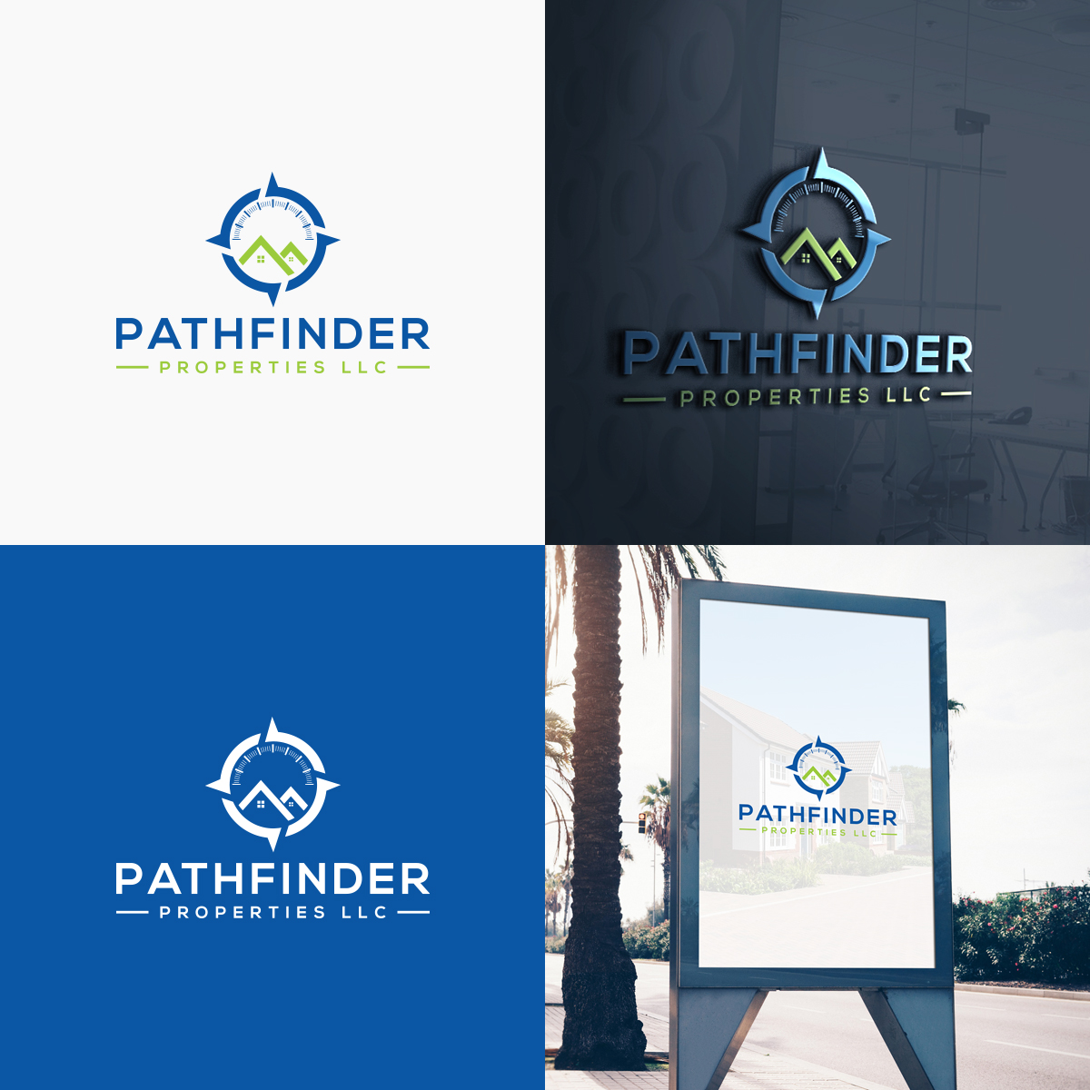 Logo Design by Salina R for Pathfinder Properties LLC | Design #21204719