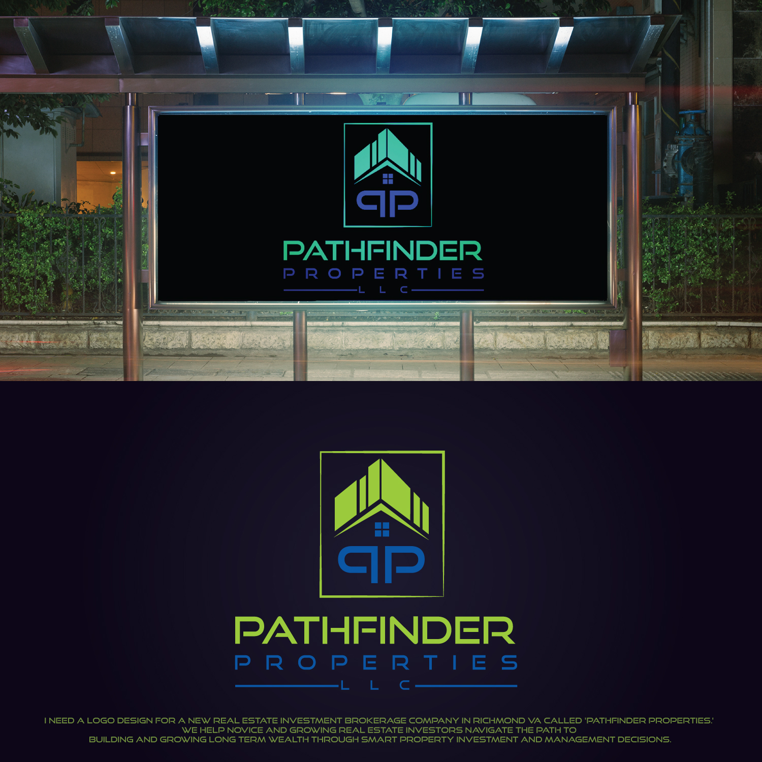 Logo-Design von k.l.s.chatterjee 2 für Pathfinder Properties LLC | Design #21207205