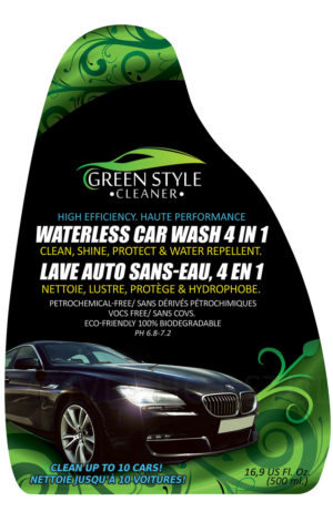 Car Waterless Cleaner 4 in 1 (100% Natural) Clean, Shine, Protect ...