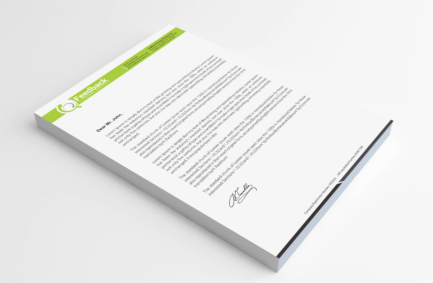 Letterhead Design by Infinitive Technology for this project | Design #21226966