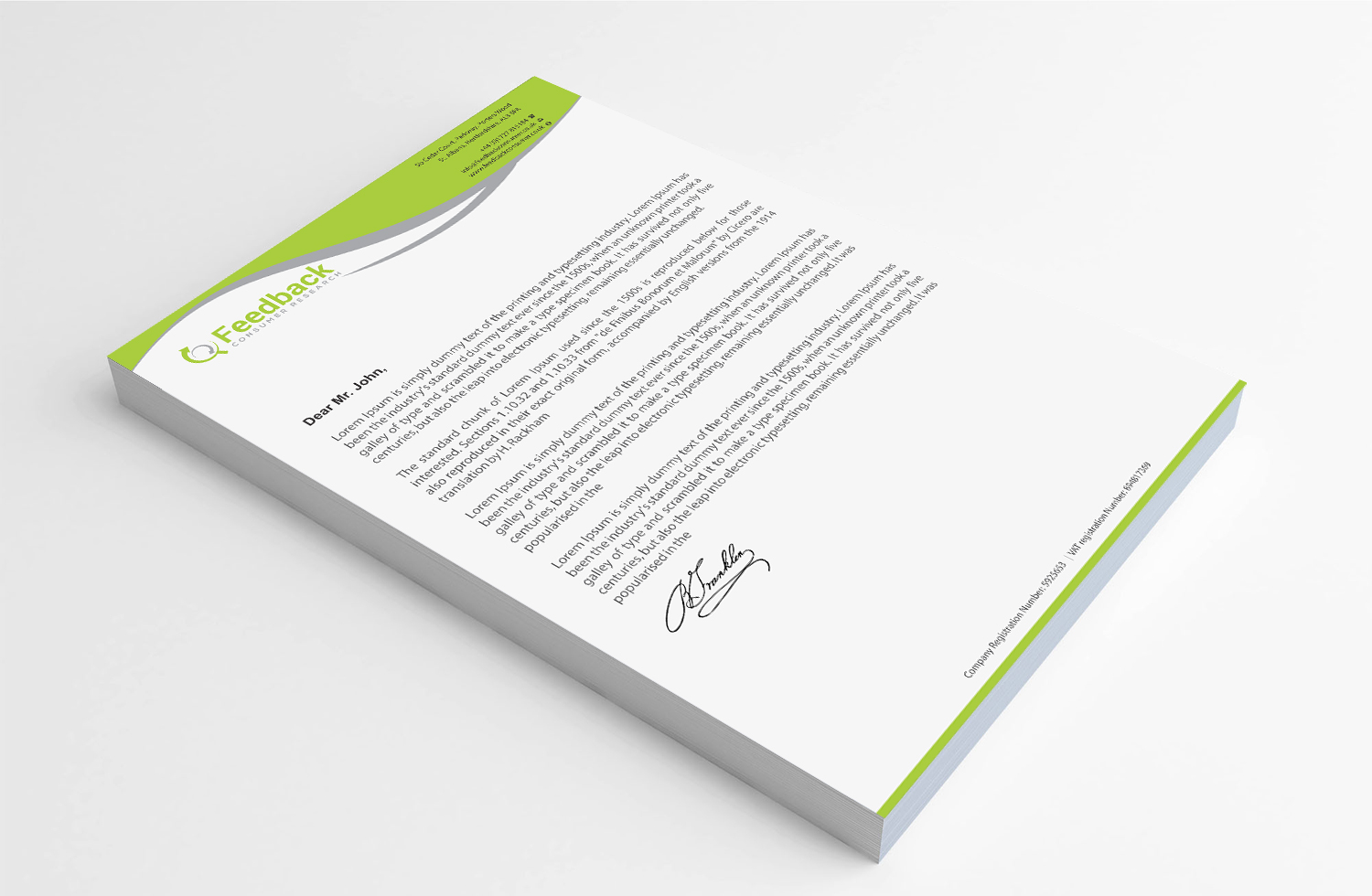 Letterhead Design by Infinitive Technology for this project | Design #21226967
