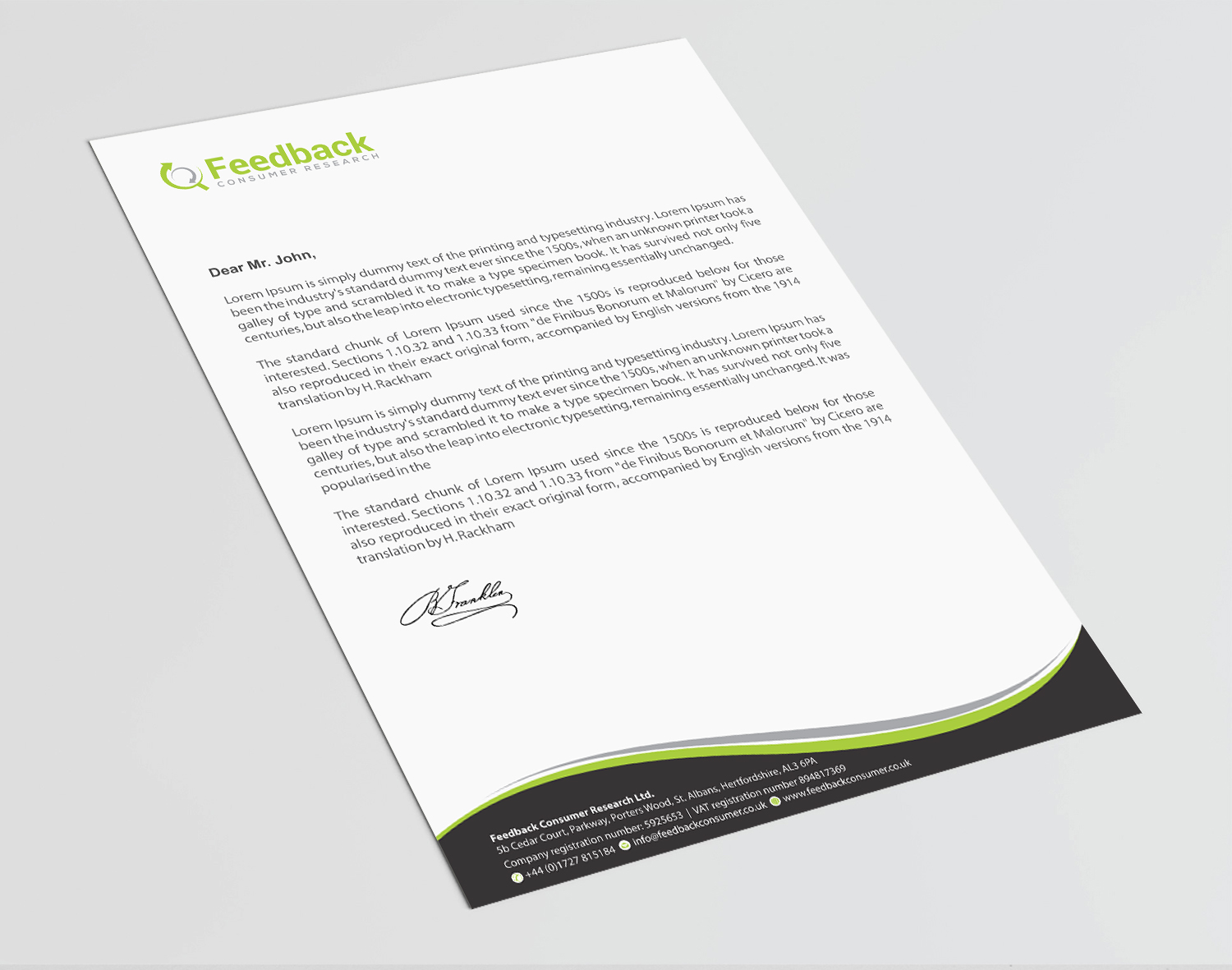 Letterhead Design by Infinitive Technology for this project | Design #21227325