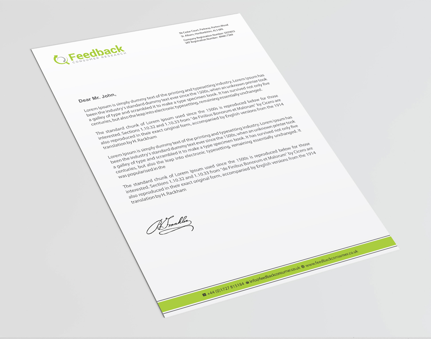 Letterhead Design by Infinitive Technology for this project | Design #21227329
