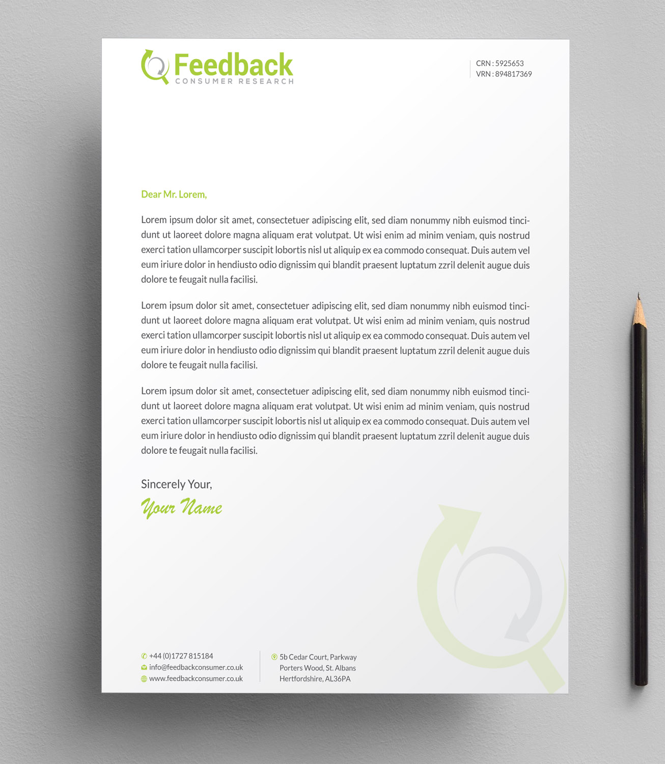 Letterhead Design by Infinitive Technology for this project | Design #21227726