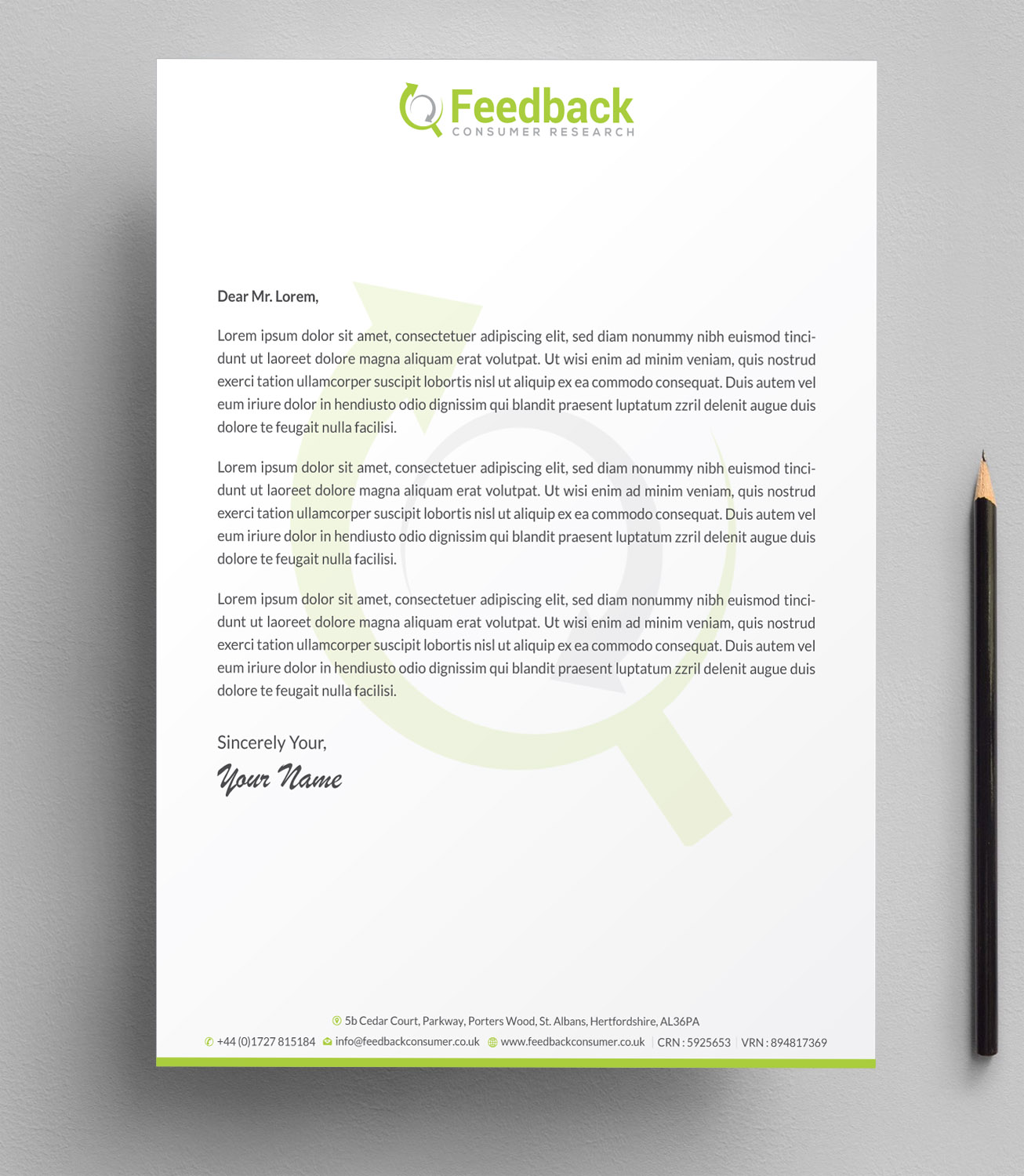 Letterhead Design by Infinitive Technology for this project | Design #21227728