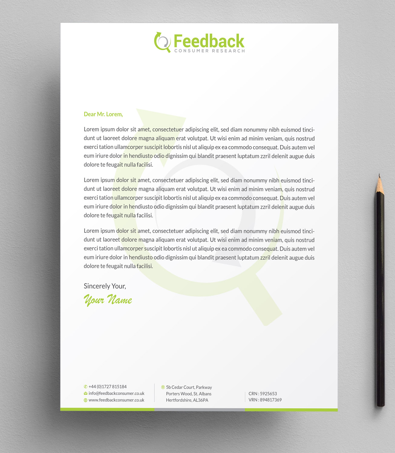 Letterhead Design by Infinitive Technology for this project | Design #21227729