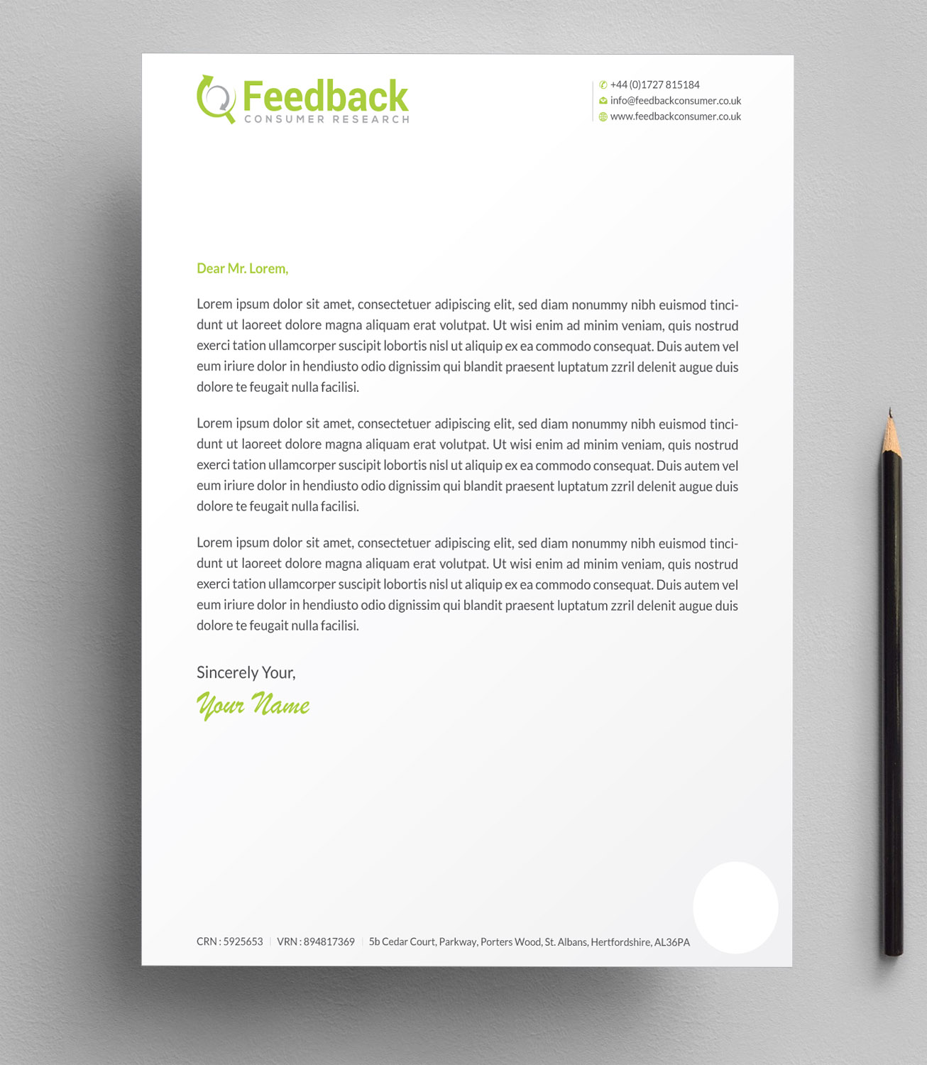 Letterhead Design by Infinitive Technology for this project | Design #21227731