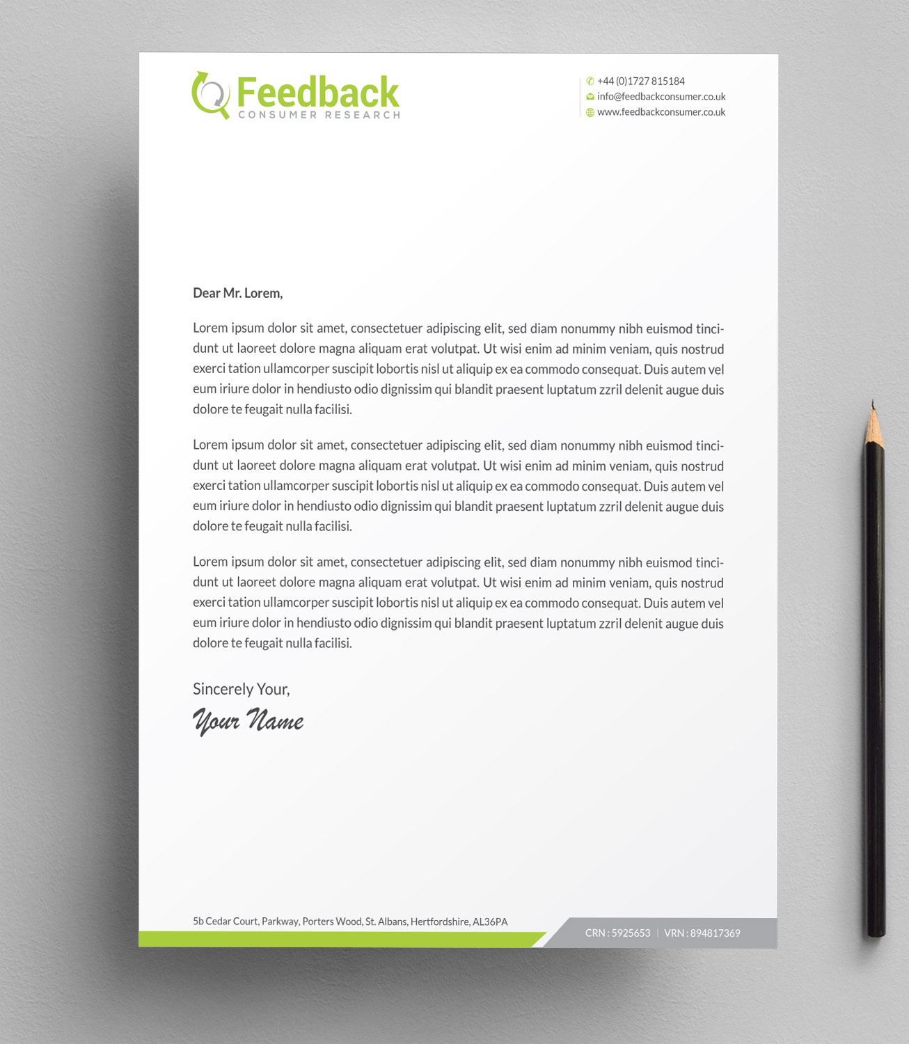 Letterhead Design by Infinitive Technology for this project | Design #21227734