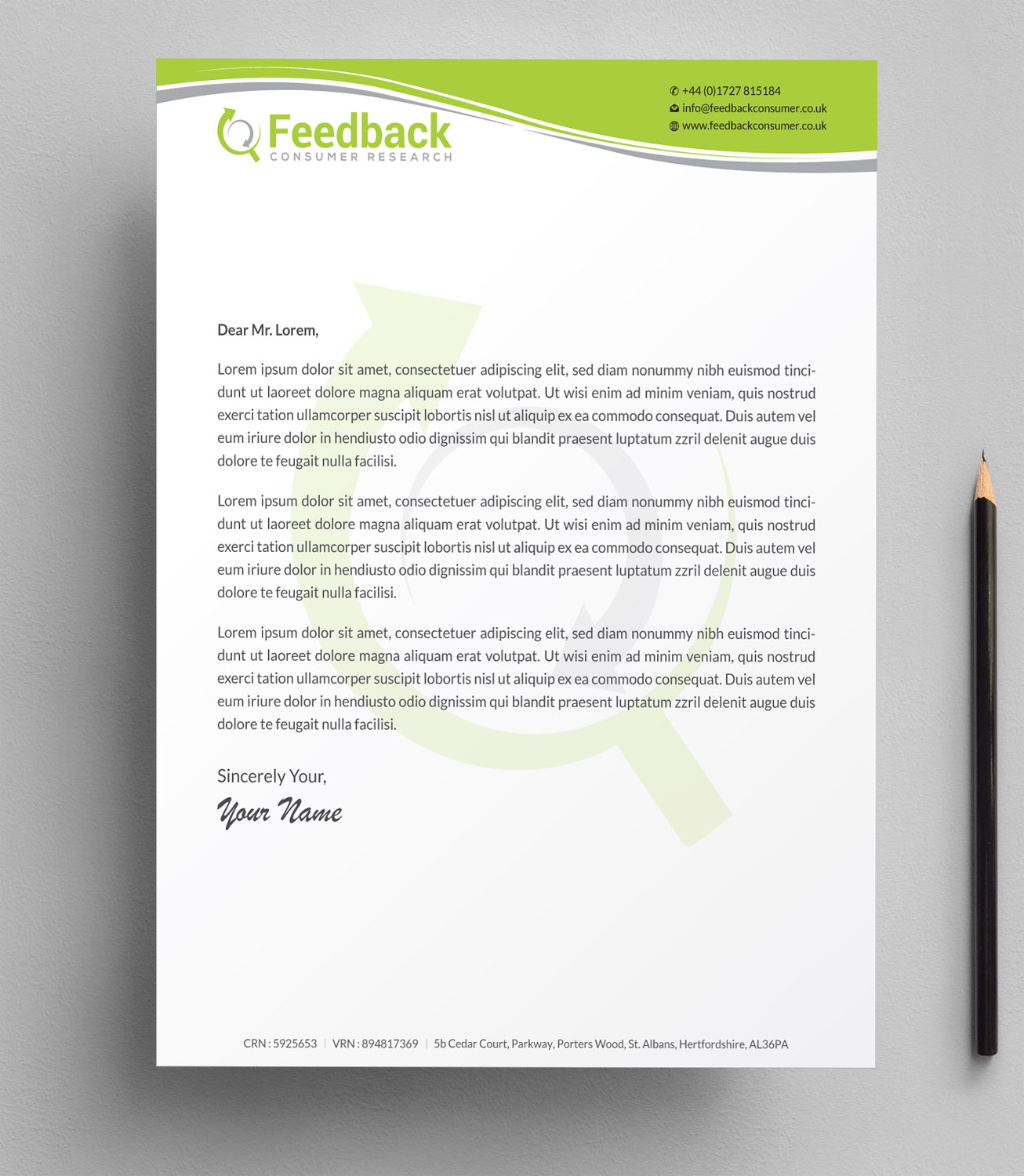 Letterhead Design by Infinitive Technology for this project | Design #21227738