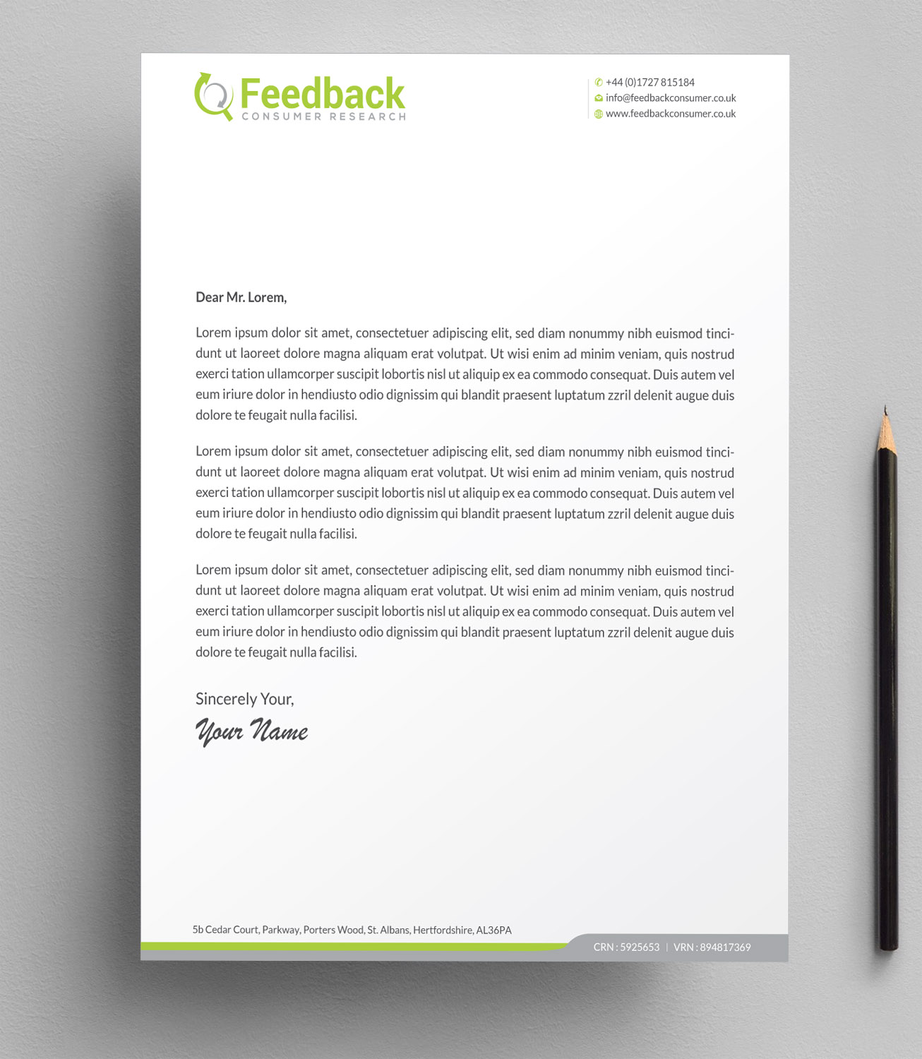 Letterhead Design by Infinitive Technology for this project | Design #21227740