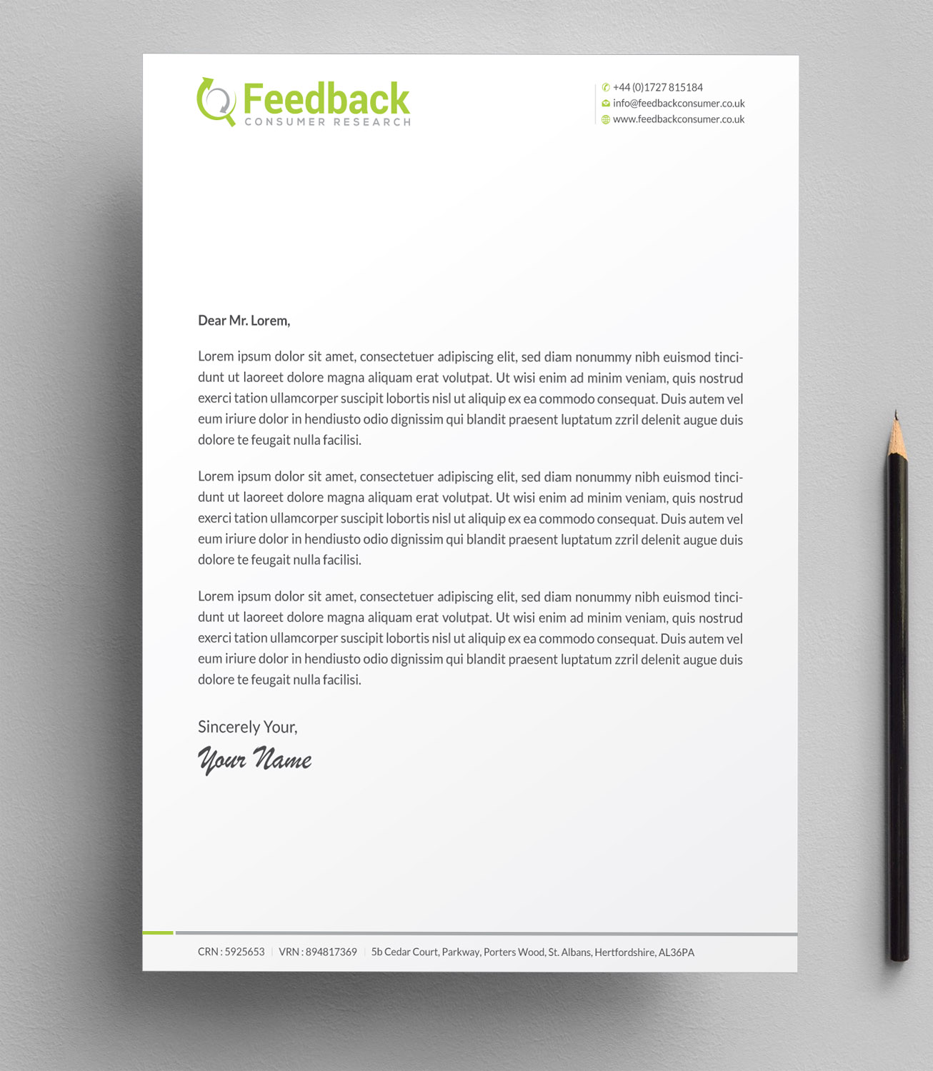 Letterhead Design by Infinitive Technology for this project | Design #21227742