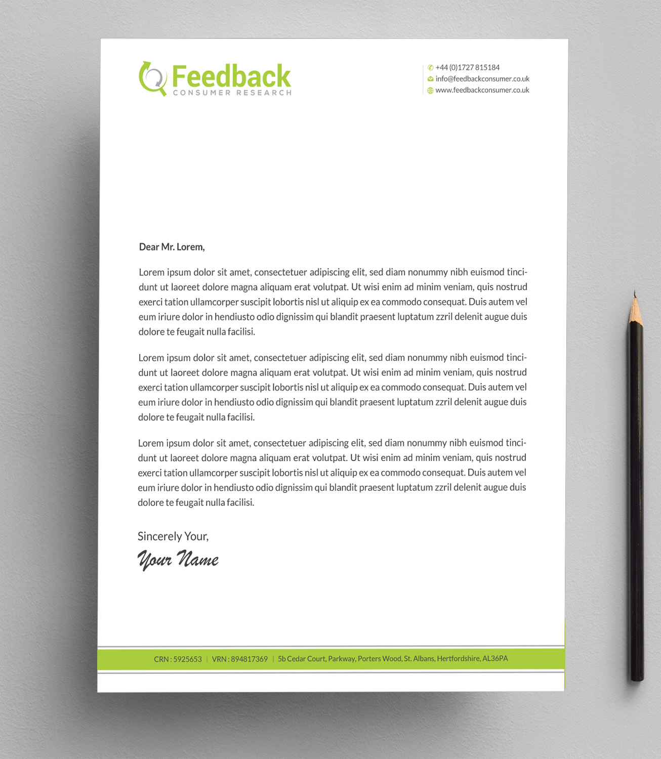 Letterhead Design by Infinitive Technology for this project | Design #21227745