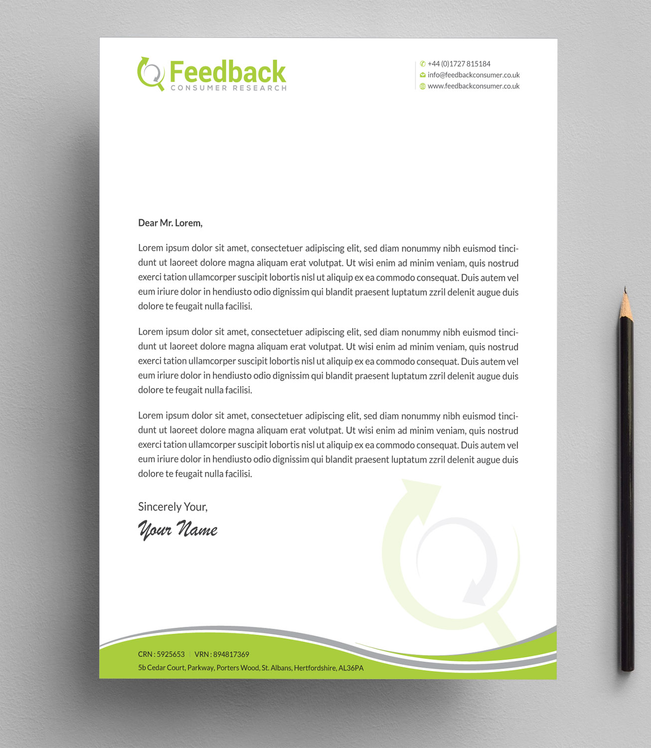 Letterhead Design by Infinitive Technology for this project | Design #21227746