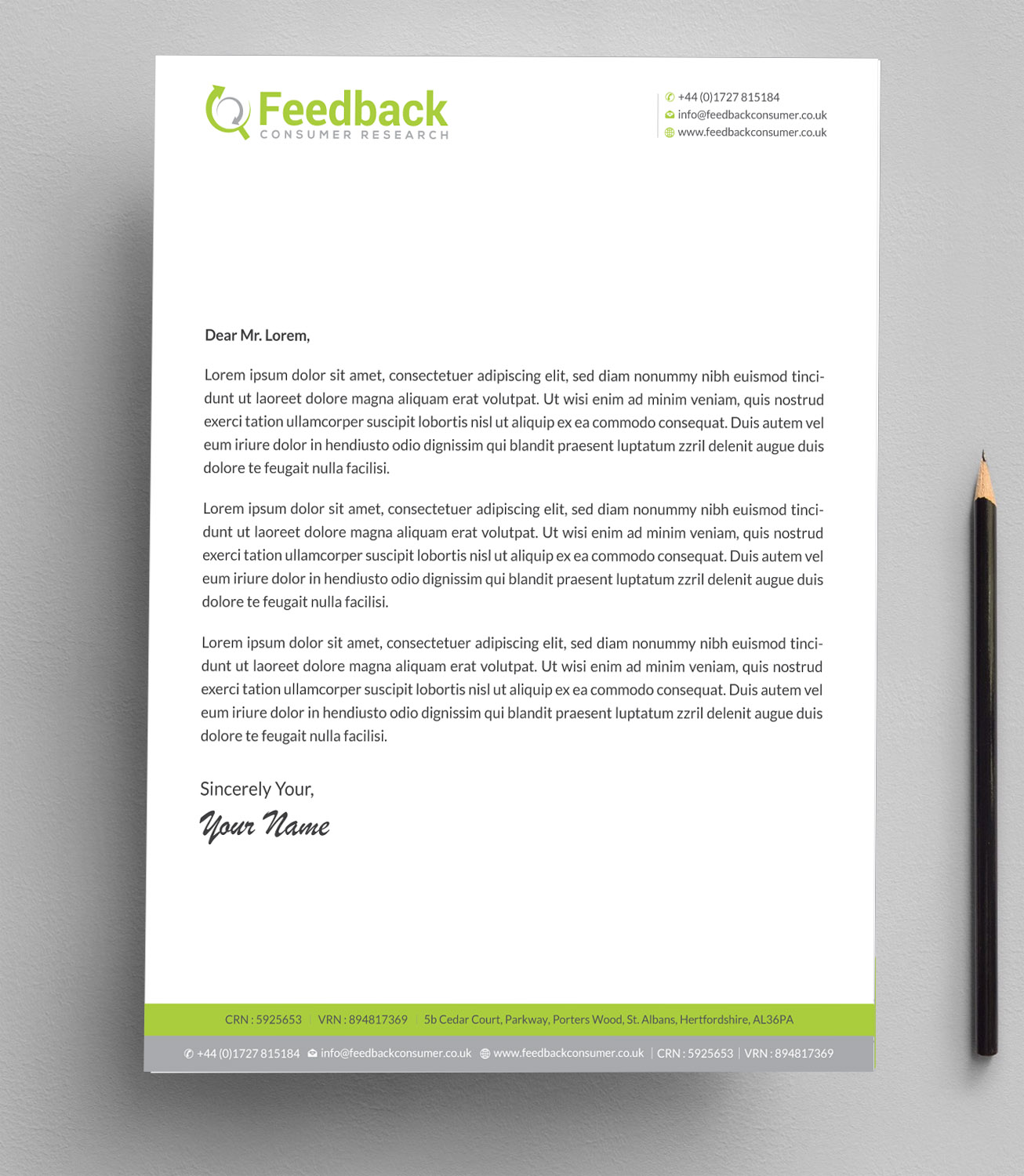 Letterhead Design by Infinitive Technology for this project | Design #21227751