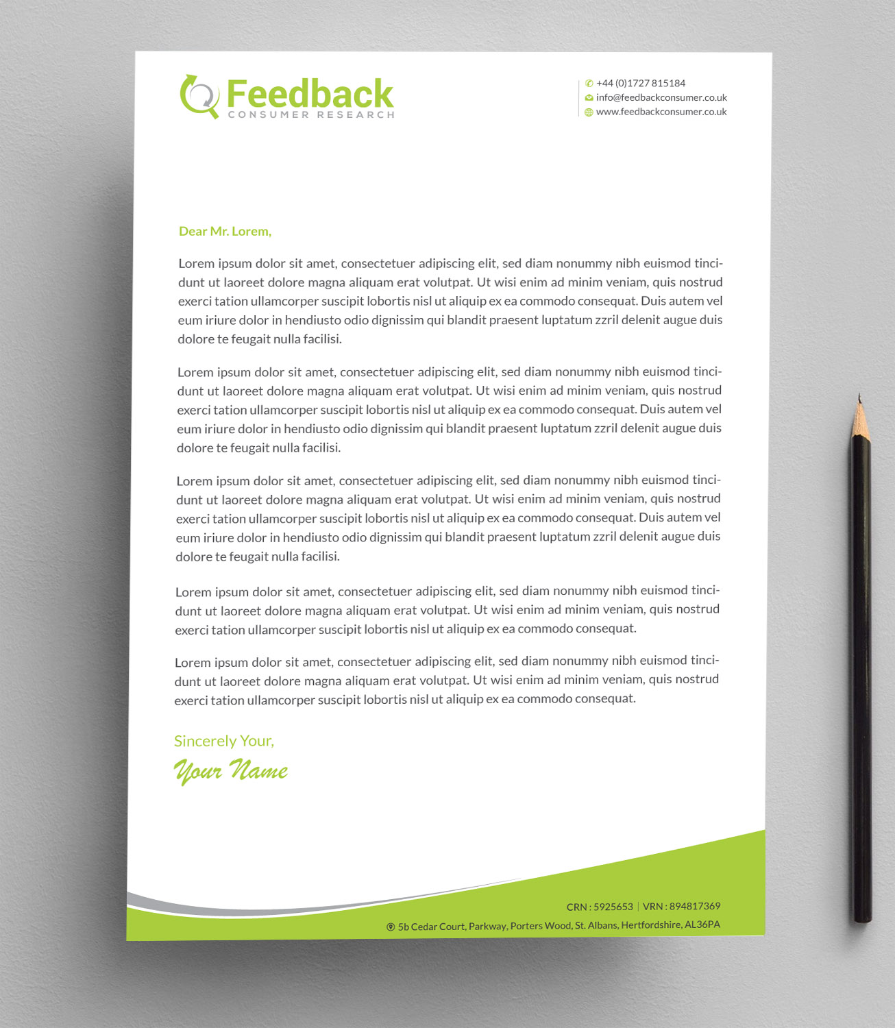 Letterhead Design by Infinitive Technology for this project | Design #21227752