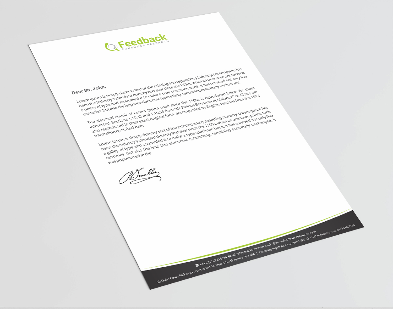 Letterhead Design by Infinitive Technology for this project | Design #21227840